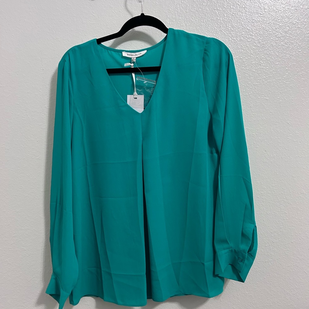 Turquoise Blouse